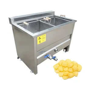 Commerciële Gas Elektrische Frites Friteuse Machine Hele Gebakken Kip Maker Machine Donut Corndog Corndog Corn Dog Friteuse Machine