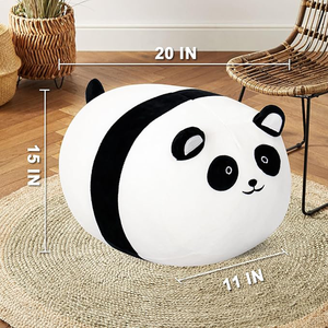 Peluche géante personnalisée style <span class=keywords><strong>chinois</strong></span> <span class=keywords><strong>Panda</strong></span>, adorable animal en peluche, coussin câlin, cadeau pour enfants et adultes - Product Image 2