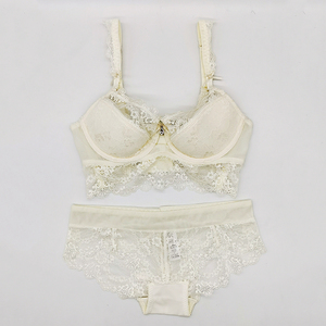 Set Intimo Donna All'Ingrosso, <span class=keywords><strong>Reggiseno</strong></span> e Mutandine in Pizzo Elegante, Set Sexy <span class=keywords><strong>Trasparente</strong></span> - Product Image 6