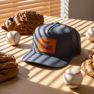 Cappello da Baseball <span class=keywords><strong>OEN</strong></span> Personalizzato a 5 Pannelli in Nylon con Logo e Cordino, Impermeabile con Fori Perforati al Laser, Cappello da Golf ad Alte Prestazioni - Product Image 4