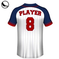 Maillot de baseball personnalisé BETHERIVAL à rayures fines, respirant, grandes tailles pour adultes, 100 % polyester, vente en gros
