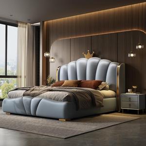 Sofá Cama Moderno, Juego de Muebles <span class=keywords><strong>para</strong></span> Salón de Belleza, Cama Individual de Madera Maciza <span class=keywords><strong>para</strong></span> Hotel, Diván Elevado <span class=keywords><strong>para</strong></span> <span class=keywords><strong>Perros</strong></span>, Cama Solar de Lujo Tamaño King - Product Image 4