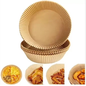 Revestimiento cuadrado para pizza para <span class=keywords><strong>freidora</strong></span> de <span class=keywords><strong>aire</strong></span>, plato de papel duradero para hornear aperitivos, galletas, pan, sándwiches, <span class=keywords><strong>hamburguesas</strong></span> y azúcares - Product Image 2