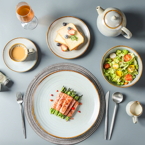 PITO all'ingrosso stile rustico personalizzato in porcellana ceramica <span class=keywords><strong>piatti</strong></span> stoviglie <span class=keywords><strong>piatti</strong></span> ristorante <span class=keywords><strong>piatti</strong></span> per la casa HoReCa Hotel caricabatterie <span class=keywords><strong>piatti</strong></span> - Product Image 2
