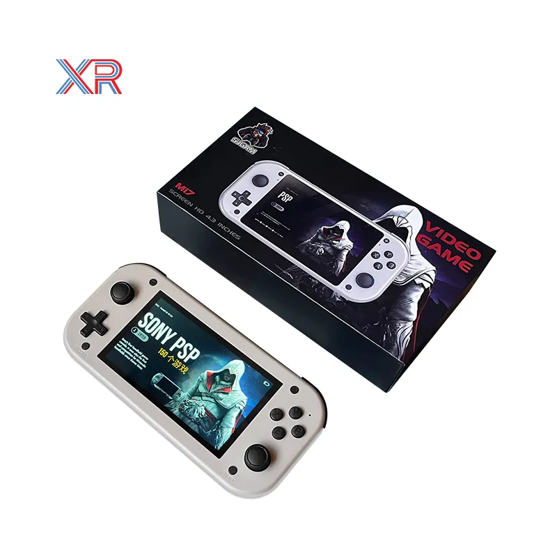 M17 Date 20000 Jeux 64GB 4.3 Inch Android HD Retro Classic Video Handheld Game Players Console Box Stick 4k Video Game Consol