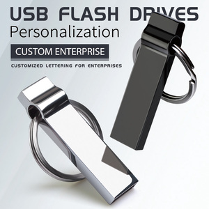 Clé <span class=keywords><strong>USB</strong></span> 2.0 en métal de 16 Go avec logo personnalisable avec garantie d'un an et puce Flash de classe A - Product Image 2