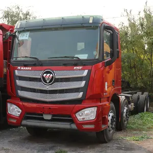 制造价格二手卡车头中国福田欧曼EST 10轮重型卡车柴油发动机拖车