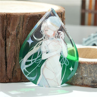 Hercter Factory Direct Breloque porte-clés vierge en acrylique gravée de 3 mm pour affichage en magasin d'anime