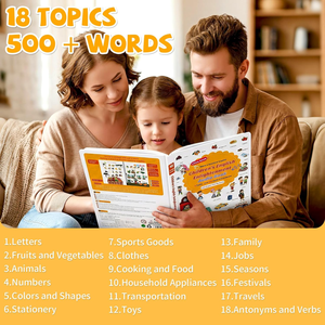 หนังสือเสียงแบบโต้ตอบสำหรับเด็กเล็ก ฝึกพัฒนาการด้านการเรียนรู้ พร้อมสัมผัสและเสียง ปกแข็ง สำหรับเด็กทารก - Product Image 4