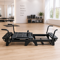 Piste de glisse allongée en alliage d'aluminium pour Reformer Pilates, pour mouvements à pleine amplitude, pour studio de Pilates, logo personnalisé OEM, 180 kg