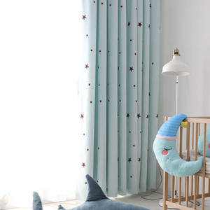 Innermor personalizable cielo estrellado bordado cortinas de lino de imitación para niños dormitorio y sala de estar decoración del hogar cortinas - Product Image 2