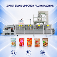 Machine d'emballage horizontale pour snacks, remplissage et scellage de sachets Doypack à fermeture éclair, machine de conditionnement pour sachets souples