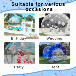 <span class=keywords><strong>Casa</strong></span> Gonfiabile Trasparente di Grado Commerciale per Celebrazioni, Festival, Feste e Cerimonie di Apertura - Product Image 6