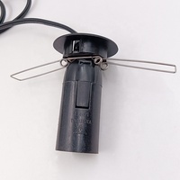 Cordon d'alimentation pour lampe au sel 2A 12V DC AU avec gradateur, support de lampe E14 avec Cilp