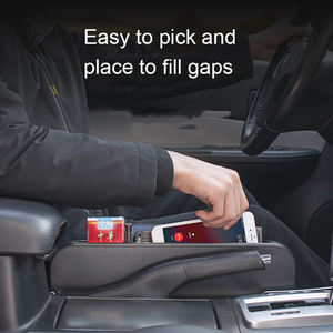 جديد وصول متعددة الوظائف المحمولة سيارة مقعد الفجوة صندوق تخزين العمل أكل صينية مائدة - Product Image 4