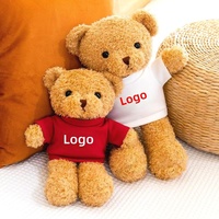 Sweat à capuche en peluche Teddy Bear avec logo personnalisé, cadeau pour événement d'entreprise, avec rembourrage en polyester et coton PP