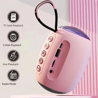Haut-parleur portable personnalisé en plastique avec poignée, subwoofer 5.3, son HIFI large bande 10-30W, micro intégré, lumière RGB colorée, TWS