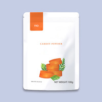 Sachets en plastique personnalisés avec logo imprimé, en aluminium, à fermeture éclair, pour poudre de thé matcha et herbes, emballage alimentaire
