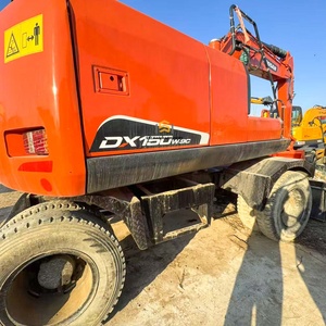 Excavatrice sur roues Doosan DX150w-9C d'occasion de haute qualité, livraison disponible à la vente - Product Image 2