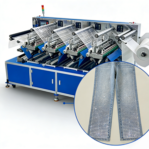 Machine automatique de pose de strass par secouage 60 cm 4 couleurs, haute efficacité, pour feuilles de transfert de pierres et fixation de strass sur vêtements - Product Image 1