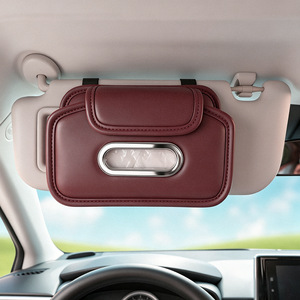 Car Visor Organizer Large Capacity Universal For Car Interior Accessories With Tissue <b>Box</b> <b>Storage</b> - Product Image 2
