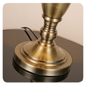 Lampe de sol en bois APCITL, base en fer, style traditionnel, décoration d'intérieur, ampoules halogènes à intensité variable, CRI 90, garantie 3 ans, pour hôtel - Product Image 5