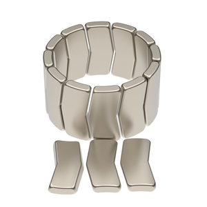 Siêu Mạnh Mẽ N35sh Arc Gạch Phân Khúc Fan Cong Nam Châm Với Halbach Neodymium Vĩnh Viễn Vật Liệu Từ Tính Máy Phát Điện Động Cơ Bán - Product Image 4