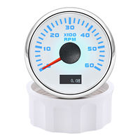Tachymètre industriel LED rouge, vert, bleu, 6000 tr/min, avec capteur de proximité, 12V, plage de mesure marine