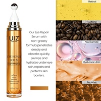Sérum Contour des Yeux Avancé 360° Effet Refroidissant à Marque Blanche avec Applicateur à Bille Massante Hydratant Anti-Rides