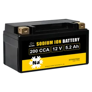 SIB GoKWh Sodium ion Na ion Accu Motorcycle Battery 12V 5.1Ah 5Ah for ATV UTV Jet Ski Lawn Mower