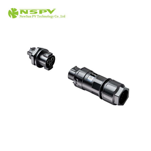 IP68 Waterproof Solar Inverter with 3-Pin Copper Connector 500V AC Plastic Housing High Quality Materials