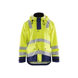 BLAKLADER - 430220033389XXL Chaqueta de lluvia Hi-Vis Nivel 2 Amarillo/Azul marino-EAN 7330509570470 PROTECCIÓN PARA TODOS LOS TIEMPOS - Product Image 1