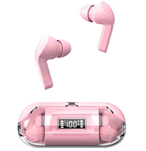 VALDUS TM20 earbud nirkabel, earphone tanpa kabel efek Stereo HIFI latensi rendah Audio Hd Tipe C 5.3 Chip tahan air