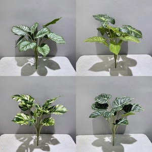 Plantas Artificiales de Taro, Monstera y Hojas Caídas, Verdes, de 30cm-100cm, Decoración para Interiores/Exteriores, Bonsái, Decoración de Suelo - Product Image 2