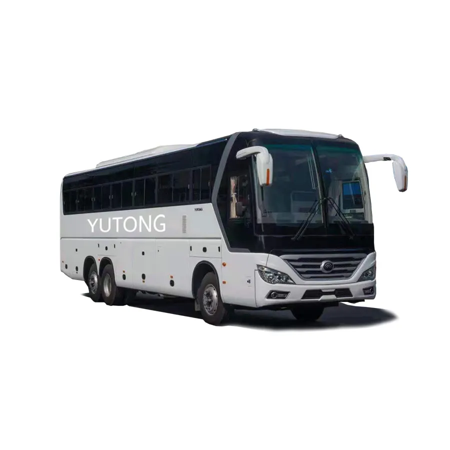 53 Tempat Duduk YUTONG BUS ZK6126 Tour Penumpang Dobel Axle Diesel Mesin Depan Coach Bus