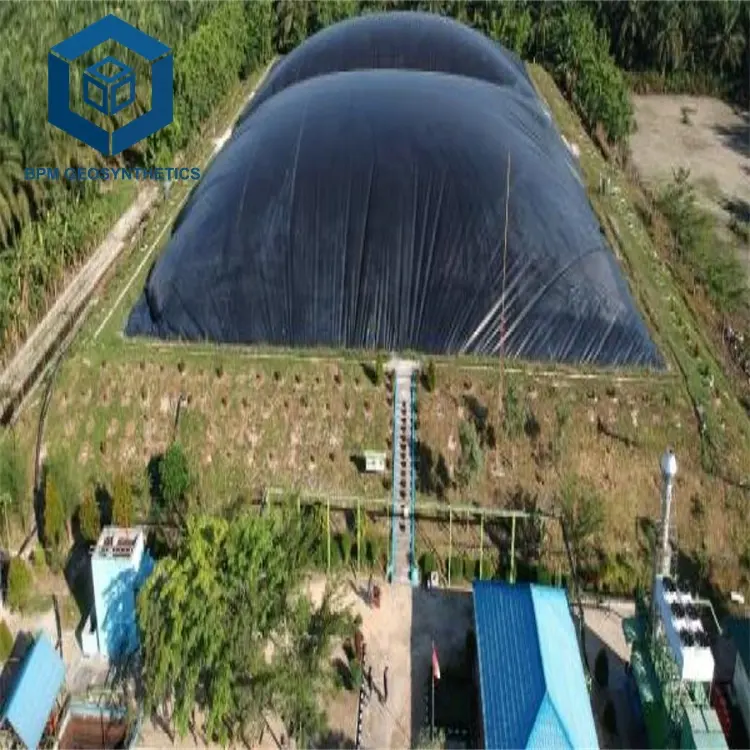 HDPE Geomembrane Biogas Line System Liner for Biogas Digester in Guatemala