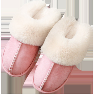 2025 autunno inverno camoscio per la casa pantofole calde per gli uomini e le donne pantofole di pelliccia pantofole di <span class=keywords><strong>peluche</strong></span> - Product Image 5
