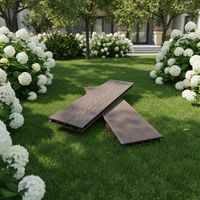 Planches de terrasse en composite solide, haute résistance, WPC