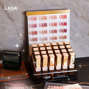 LADAI Gel à ongles multicolores 24 couleurs, gelée colorée, ensemble de gel à ongles 2025, nouvelle mode, vente chaude, kit d'art des ongles, gel <span class=keywords><strong>UV</strong></span> non toxique, vente en gros pour <span class=keywords><strong>salon</strong></span> de manucure - Product Image 1