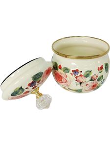 <span class=keywords><strong>Pot</strong></span> à bonbons en émail durable de style américain de 9 <span class=keywords><strong>cm</strong></span>, récipient alimentaire multifonctionnel pour le stockage du sucre - Product Image 4