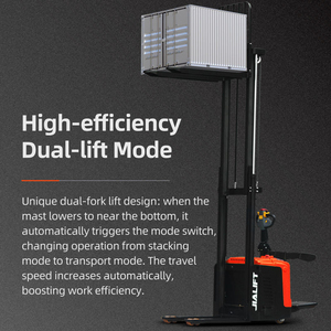 รถยกไฟฟ้าแบบยืนขับ JIALIFT รุ่น CL-GC, รถยกพาเลทแบบยกสองชั้น - Product Image 4