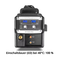 Postes à souder MIG MAG MMA à impulsions simples/doubles 220/400V, machine à souder triphasée pour aluminium et acier Stahl Werk MIG500DP