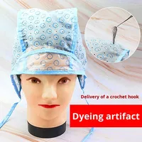 Herramientas de Peluquería para Teñir el Cabello, Gorro de Tela Desechable de Doble Capa para Tratamiento Capilar, Mechas, Fabricado en China