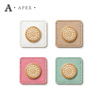 APEX Étiquettes en cuir décoratives personnalisées pour hijab, abaya, foulards, sacs, couvre-chefs, vêtements, chaussures et articles de marque