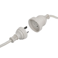 Câble d'extension XUZHAO certifié SAA Australie, blanc, 5 m, prise AU, pour l'électronique grand public, IP20, 10 A, 250 V, usine XUZHAO