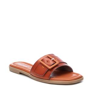 Sandalias Planas de Cuero para Mujer Refresh con Correa de Hebilla Talla 37 - Product Image 1