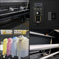 Machine d'impression de bannières en tissu de 1250 mm certifiée Allprint, pour drapeaux plumeaux
