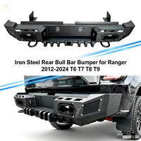 Kit de conversion pour pick-up, pare-chocs arrière en acier, barre de protection arrière, protection de pare-chocs pour Ranger 2012-2024 T6 T7 T8 T9