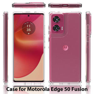 Para <span class=keywords><strong>Motorola</strong></span> Edge 50 Fusion Back Cover, Clear Slim Anti-Scratch TPU + Acrílico Funda de teléfono a prueba de golpes para <span class=keywords><strong>Motorola</strong></span> Edge 50 Fusion - Product Image 6