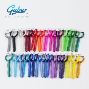 Mode Usine Dentaire Élastomère Deux Tons Coloré Ligature Cravate Fil Orthodontique Élastique Puissance Chaîne Dents Bretelles 15 Pieds - Product Image 3